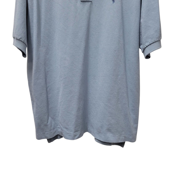 Polo Ralph Lauren Men 100% Cotton Blue Polo Shirt Size Large Excellent Condition - Picture 4 of 5